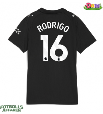 Manchester City Rodri Hernandez #16 Bortatröja Kvinnor 2025-26 Kortärmad